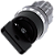 Front Comut Met Chv Omr 2Pos Ret Pt 3SU1050-4HF11-0AA0 SIEMENS - Imagem 1
