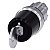 Front Comut Met Chv Ces 3Pos Rmvi Rete 3SU1050-5BN21-0AA0 SIEMENS - Imagem 1
