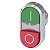 Front Botao Dupl Met Ilu Sal "I/O" Vd/Vm 3SU1051-3BB42-0AK0 SIEMENS - Imagem 1
