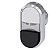 Front Botao Dupl Met Ilu Sal Pt/Br 3SU1051-3BB61-0AA0 SIEMENS - Imagem 1