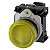 Indicador Luminoso 22 Mm Redonda Plástico Amarelo Lente Plano Com Suporte Módulo Led Com Led Integrado 230 V Ca Conexão De Mola Luz De Aviso Sirius Act Para A Sinalização De Estados De Comutação Ou Avarias Em Instalações 3SU1106-6AA30-3AA0 Siemens - Imagem 1