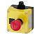 As-Interface Caixa Para Aparelhos De Comando 22 Mm Redondo Material Da Caixa De Plástico Parte Superior Da Caixa Amarela 1 Posição De Comando De Plástico Profundidade Para Placa A Botão De Pressão De Parada De Emergência Em 3SU1801-0NB10-4HB2 Siemens - Imagem 1