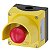 Botoeira 22Mm Metal Tampa Amarelo 1Botão 3SU1851-0ND00-2AC2 SIEMENS - Imagem 1