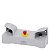 Painel De Comando Bimanual Dispositivos De Comando 22 Mm Redondo Material Da Caixa Metal Parte Superior Do Invólucro Cinza 3 Posições De Comando De Metal Equipamento Padrão 2 Botões Cogumelo Pretos 40 Mm 2x 1NA+1NF 3SU1853-3NB00-1AA1 Siemens - Imagem 1