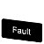 Placa De Designação Para Encaixar Ou Colar No Suporte De Placa Tamanho Da Etiqueta 12,5x27 Mm Placa Preta Inscrição Em Branco Com Inscrição Fault Placa De Designação Para A Inscrição Dos Aparelhos De Comando E Comunicação 3SU1900-0AC16-0EC0 Siemens - Imagem 1