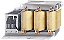6SL3202-0AE21-4SA0 Filtro Senoidal Fsb 3AC 380-480V 14,0A Filtro Elétrico Sinamics Filtro Senoidal Para O Inversor De Frequência Modular Sinamics G120 Filtros Senoidais Limitam Tanto A Taxa De Aumento De Tensão Du/Dt Quanto 6SL3202-0AE21-4SA0 Siemens - Imagem 1