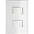 Conjunto Interruptor Simples + Interruptor Paralelo 10A 250V Pl/Br PRM440011 SCHNEIDER - Imagem 1
