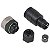 Conector 1/2 20 Unf Reto 3 Pin XZCC20FDM30B SCHNEIDER - Imagem 1