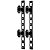 Organizador De Fibra Vertical AR8443A SCHNEIDER - Imagem 1