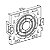 Ventilador Para Atv61/71 - 15 A 18 Kw VZ3V1205 SCHNEIDER - Imagem 1