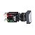 Botao 16Mm Plastico Luminoso Com Retencao Retangular Branco 1Na 1Nf XB6DF1B5B SCHNEIDER - Imagem 1