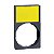 Porta Etiqueta 30X50Mm Branco Amarelo Sem Gravacao ZBY6H102 SCHNEIDER - Imagem 1