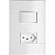 Conjunto Interruptor Paralelo + Tomada 2P+T 10A 250V Pl/Br PRM44004721 SCHNEIDER - Imagem 1