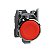 Botão Ø22Mm Metálico, Retorno Por Mola, Vermelho, Nf XB4BA42 SCHNEIDER - Imagem 1