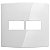 Placa 4X4 2 Postos Separados Br PRM441 SCHNEIDER - Imagem 1