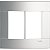 Placa 4X4 6 Postos Prata Artico PRM044466 SCHNEIDER - Imagem 1