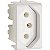 Modulo Tomada 2P+T 10A 250V 1M Br PRM4721 SCHNEIDER - Imagem 1