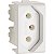 Modulo Tomada 2P+T 10A 250V 1M Br PRM04721 SCHNEIDER - Imagem 1