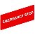 Etiqueta 8X27Mm Preto Vermelho Emergency Stop ZBY02330 SCHNEIDER - Imagem 1