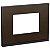 Placa+Suporte 4X2 3 Postos Class Gr / Wengue Wood Horizontal S73410383H9 SCHNEIDER - Imagem 1