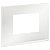 Placa+Suporte 4X2 3 Postos Class Br / White Glass Horizontal S73410380H9 SCHNEIDER - Imagem 1