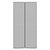 Modulo Duplo(Meio Mód) Interruptor Simples 10Ax 250V 1M Aluminium S70100174 SCHNEIDER - Imagem 1