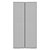 Modulo Duplo ( Meio Módulo ) Interruptor Paralelo 10Ax 250V 1M Aluminium S70100374 SCHNEIDER - Imagem 1