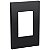 Placa+Suporte 4X2 3 Postos Class Gr / Graphite Fenix Vertical S734103879 SCHNEIDER - Imagem 1