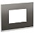 Placa+Suporte 4X2 3 Postos Class Al / Grey Metal Horizontal S73410385H9 SCHNEIDER - Imagem 1