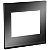 Placa+Suporte 4X4 6 Postos Class Gr / Dark Glass S734203819 SCHNEIDER - Imagem 1