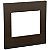 Placa+Suporte 4X4 6 Postos Class Gr / Wengue Wood S734203839 SCHNEIDER - Imagem 1