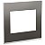 Placa+Suporte 4X4 6 Postos Class Al / Grey Metal S734203859 SCHNEIDER - Imagem 1