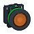 Botão Luminoso Faceado Ø30Mm Plástico, Retorno Por Mola, Laranja, Na+Nf, 24Vca/Cc XB5FW35B5 SCHNEIDER - Imagem 1