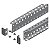 Perfil De Montagem 65Mm P/ Painel 500Mm Cj. 2 Pcs NSYSUCR6550 SCHNEIDER - Imagem 1