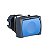 Cabecote Para Botao 16Mm Plastico Retangular Azul ZB6DA6 APC - Imagem 1