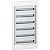 Quadro De Distribuicao Pragma Embutir 6 Filas 144 Modulos PRA25624 SCHNEIDER - Imagem 1