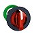 Flush Mounted Red Illuminated Selector Switch Head 3 Pos Return Center ZB5FK1543 APC - Imagem 1
