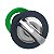 Flush Mounted White Illuminated Selector Switch Head 2 Pos Return Right To Left ZB5FK1413 SCHNEIDER - Imagem 1