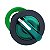 Flush Mounted Green Illuminated Selector Switch Head 2 Pos Return Right To Left ZB5FK1433 SCHNEIDER - Imagem 1