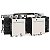 Chave Reversora Tripolar Tesys F 225A Sem Bobina LC2F225 SCHNEIDER - Imagem 1
