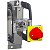 Kit Montagem Porta Do Painel Ip65 Manopla Vermelha / Fundo Amarelo LU9APN24 SCHNEIDER - Imagem 1