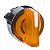 Cabeçote Para Comutador Luminoso Ø22Mm Metálico, 2 Posições Retorno Por Mola, Amarelo ZB4BK1453 SCHNEIDER - Imagem 1