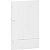 Tampa Branca Porta Opaca Para Quadro De Distribuicao Mini Pragma 3 Filas 36 Mod MIP30312 SCHNEIDER - Imagem 1