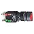 Botao 16Mm Plastico A Impulsao Redondo 1Nf Vermelho XB6AW4B2B APC - Imagem 1