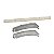 Kit De Aterramento Para Rack X80 - 6 Slots BMXXSP0600 SCHNEIDER - Imagem 1
