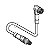 Cabo Com Conector M8 - M8 3 Pin 2M XZCR2706037R2 SCHNEIDER - Imagem 1