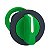 Flush Mounted Green Selector Switch Head 3 Pos Return Right To Center ZB5FD803 SCHNEIDER - Imagem 1