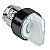 Cabeçote Para Comutador Luminoso Ø22Mm Plástico, 3 Posições Retorno Por Mola, Branco ZB5AK1713 SCHNEIDER - Imagem 1