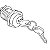 2 Key Lock + 1 Flat Key - Assembled 41950-A SCHNEIDER - Imagem 1
