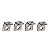 4 Extensores De Terminais 90 Nsx400/630 LV432485 SCHNEIDER - Imagem 1